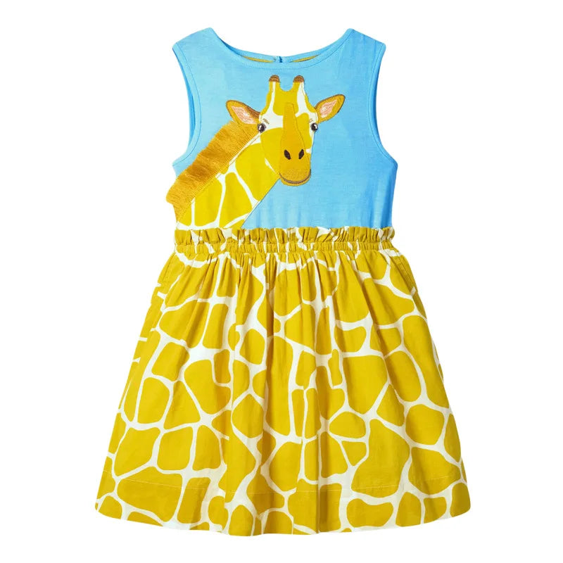 Little Kid_  Girls Lovely Unicorn Dress  for Kids 2-7 year