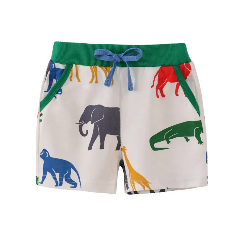 JOY _Jumping Meters 2-7T Summer Crab Boys Shorts