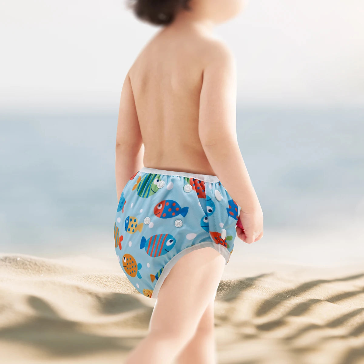 Happy kid _Baby Swim Diapers Reuseable Washable & Adjustable for Swimming