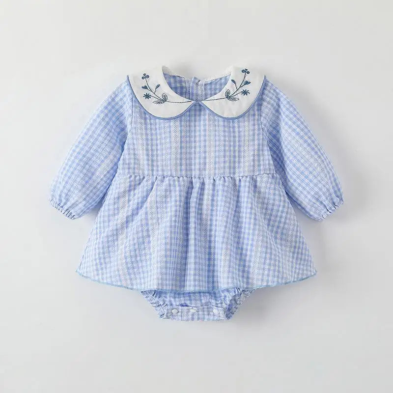 Baby Girl  Peter pan collar Romper