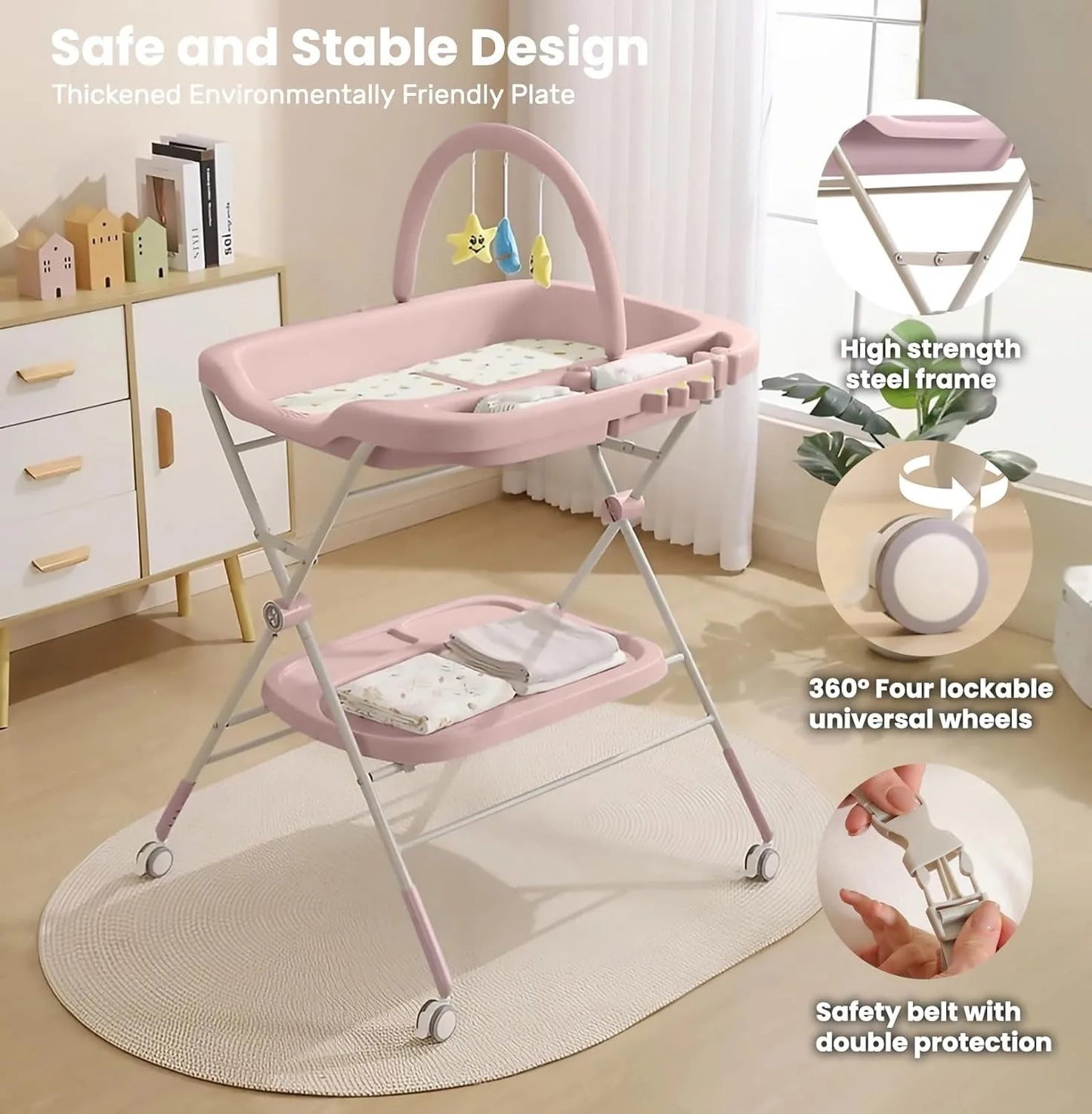 Joy _Baby Portable Diaper Changing Table