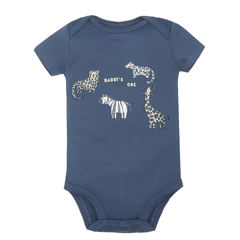 5PCS/Lot Baby Boys& Girls Bodysuits 100% Cotton