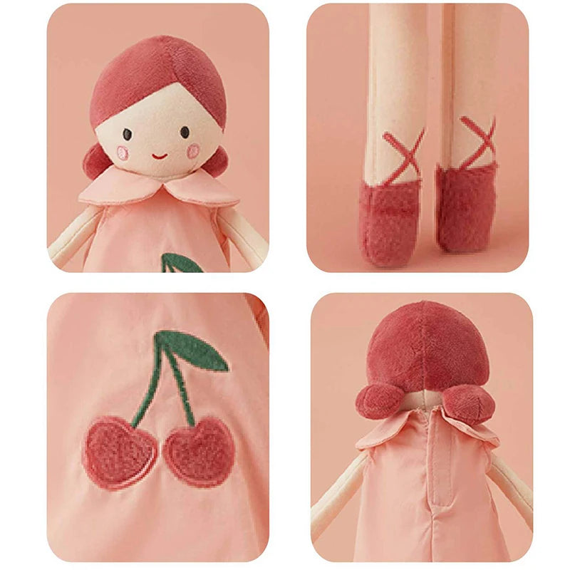 Joy_35/38CM Pink Dress Girl Soft Plush Toy Crown Princess