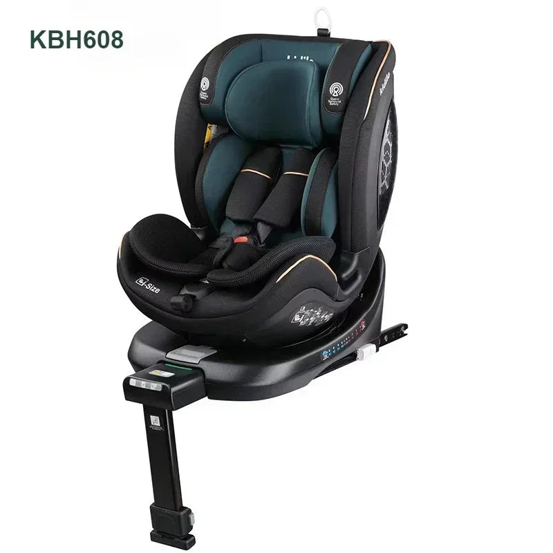 JOY _Child Car Seat with Support Seat Can Be Rotated 360° and Backrest Angle Can Be Adjusted Car Seat for 1-12 Years Old
