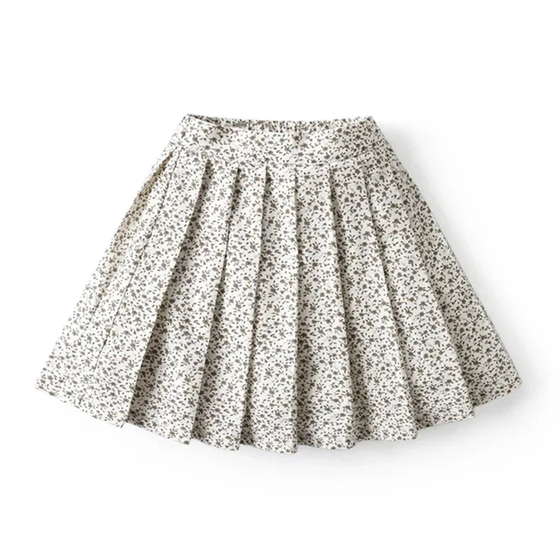 Bird_ Princess Pleated Skirts for Kid Girls