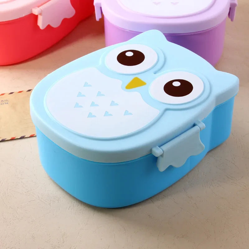 little one_Portable Plastic Children Students Lunch Box