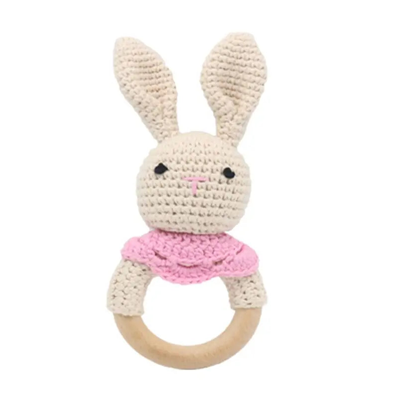 Joy_ Baby Pacifier Clips Teething Bracelets Crochet Elk Soother Holder Chain