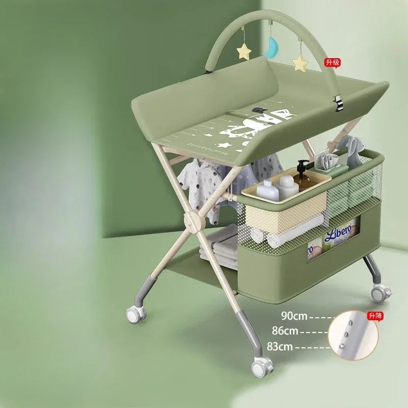 Bird _A Foldable Changing Table for Infants with Portable Operation Platform