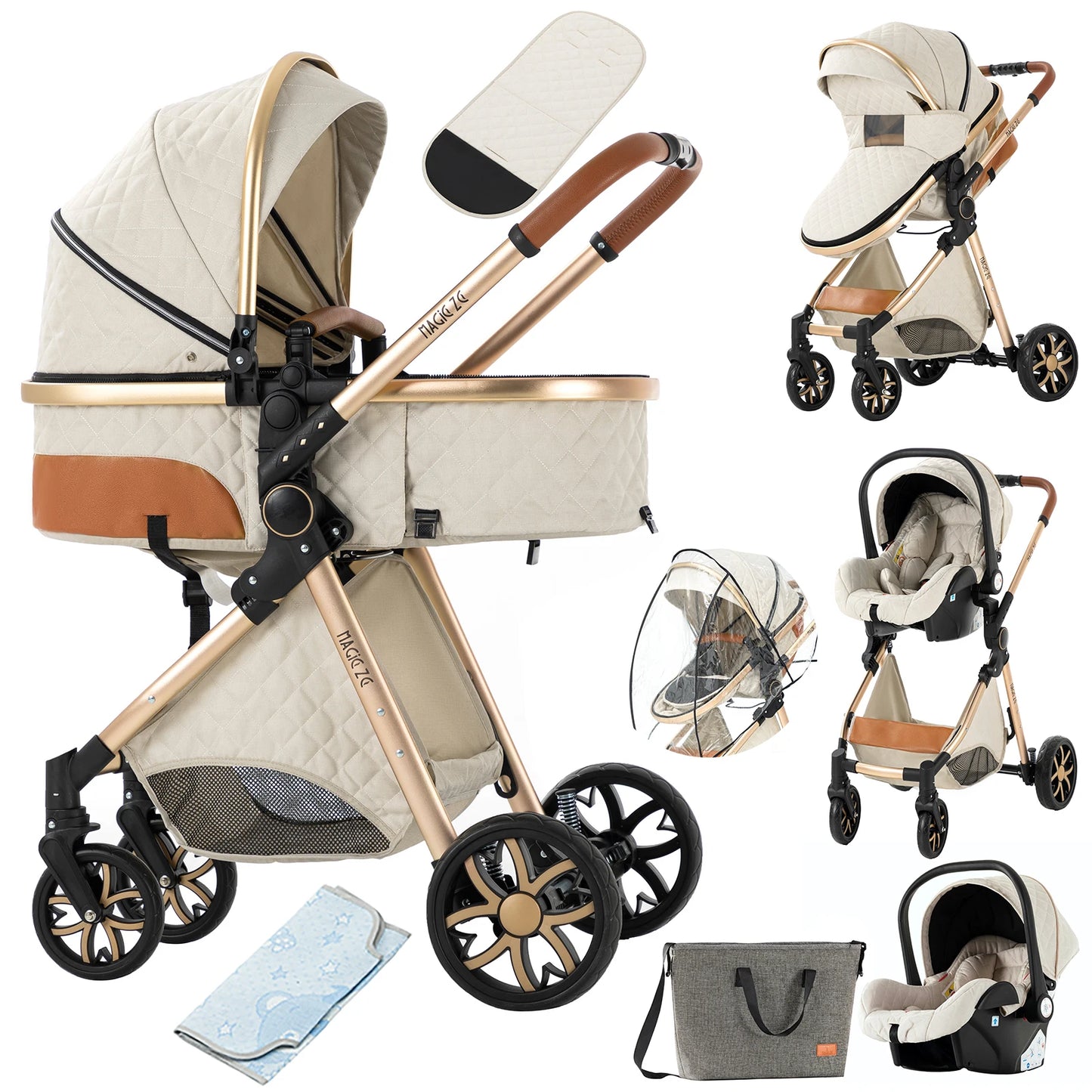Bird_Baby Stroller Baby 3 in 1 Stroller