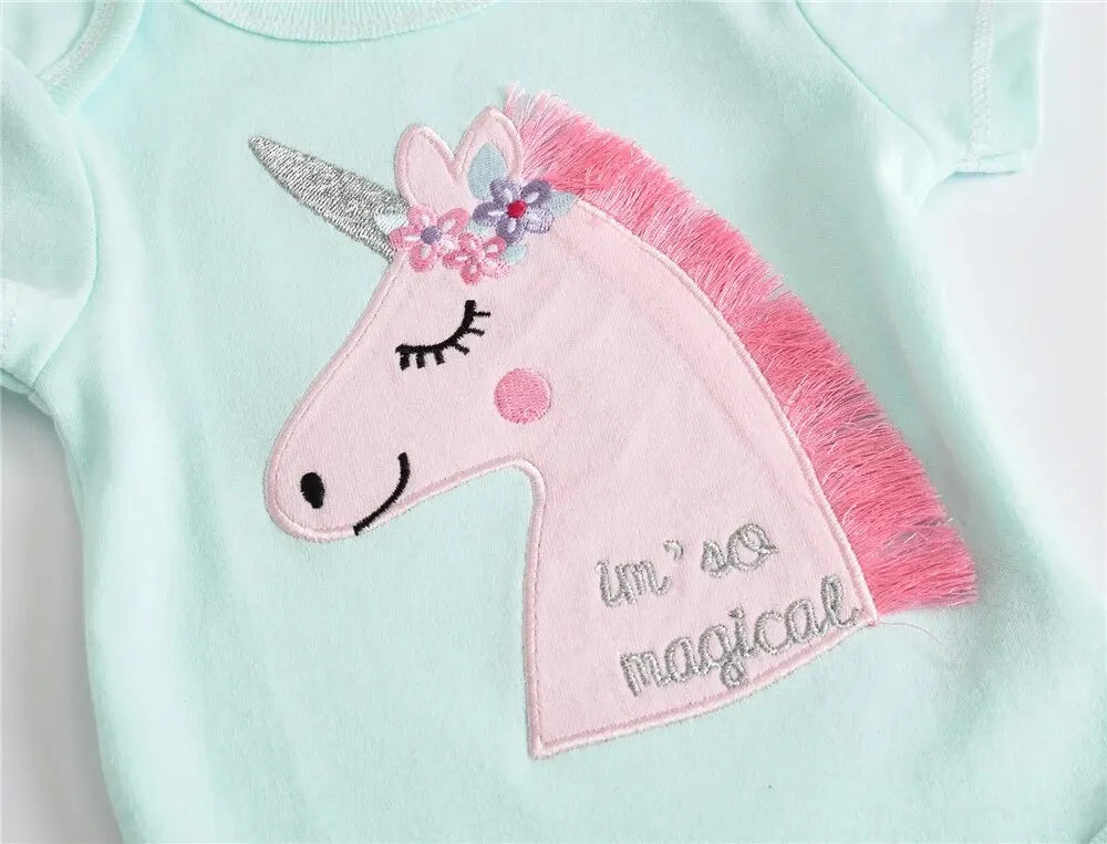 3 Pcs Baby  bodysuit