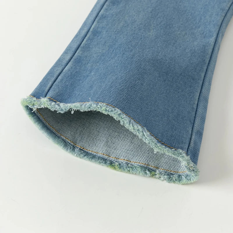 JOY_ Children's Pants Girl's Trousers Baby's Jeans