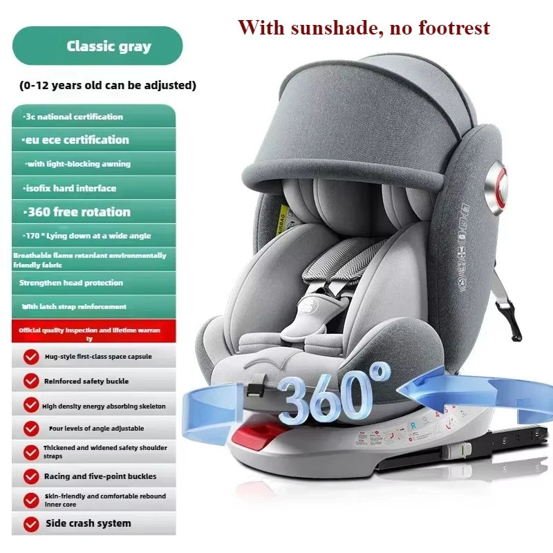 Bird _Universal 360° rotation Child Car Safety Seats