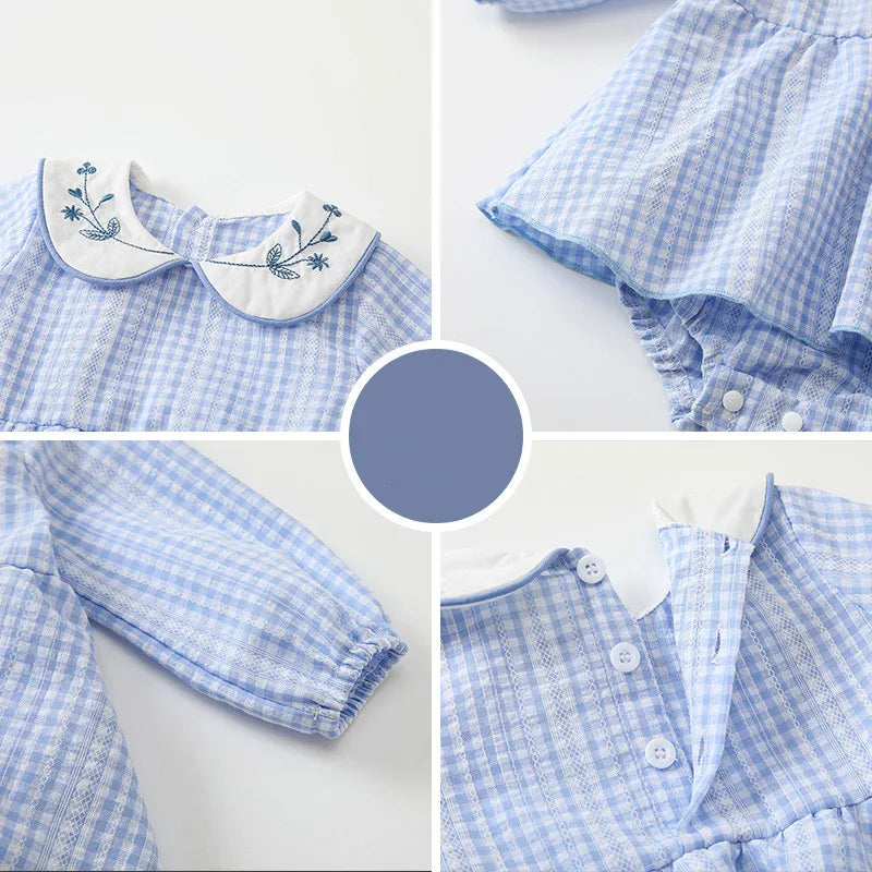 Baby Girl  Peter pan collar Romper