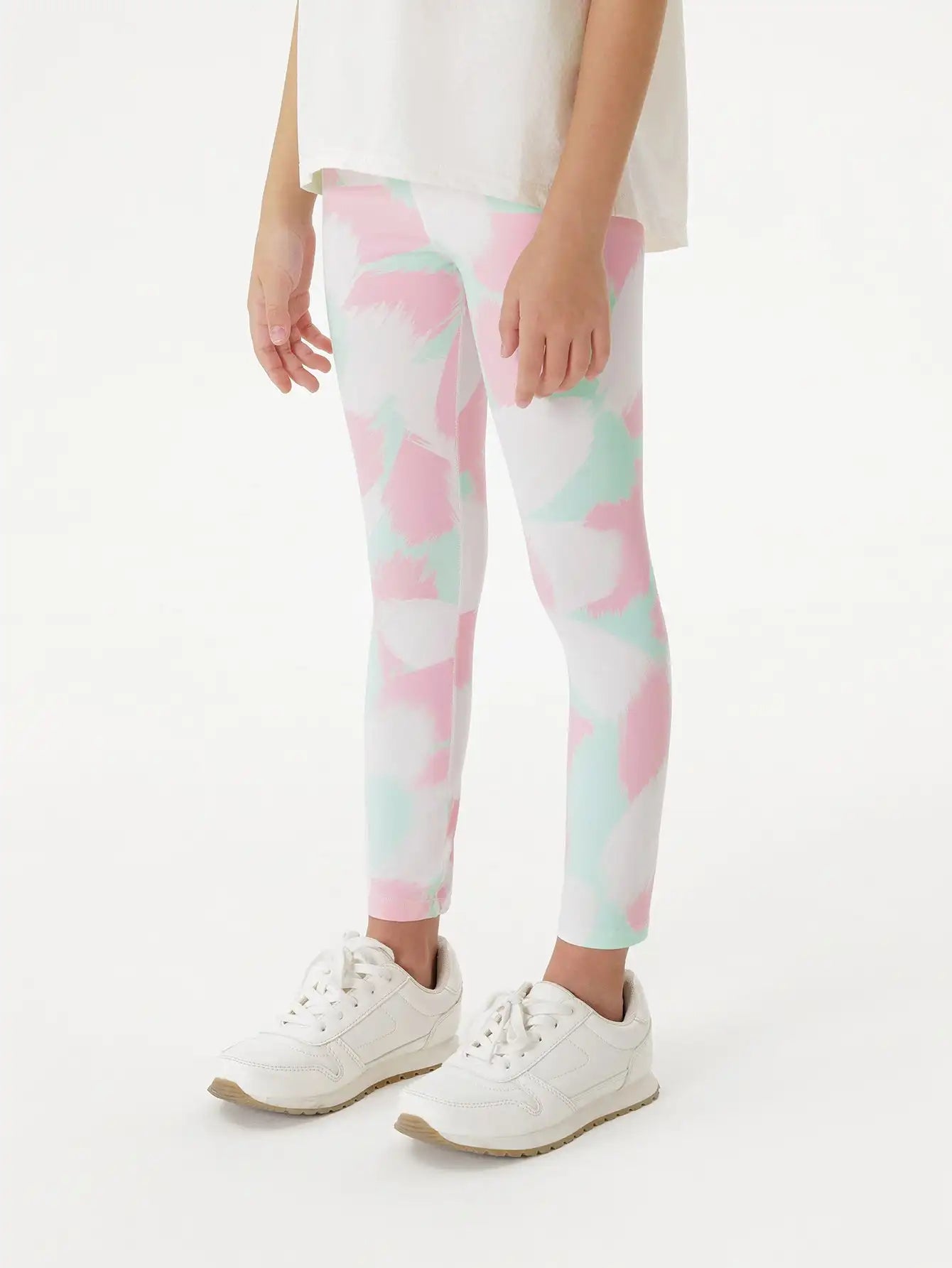 PRETTY_ Girls Cooling UPF100+ Sun Protection Active Yoga Leggings