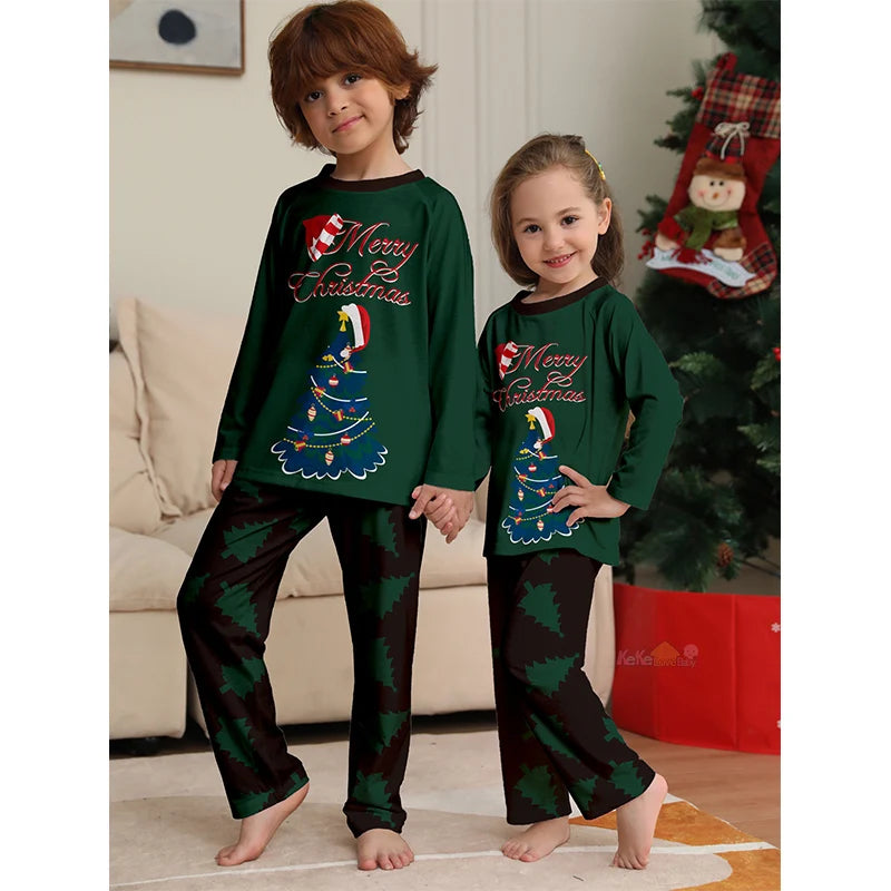 2025 Family Matching Christmas Pajamas Adult Kids Baby Xmas Outfits Mother And Daughter Father Son Family Look Pyjamas Clothes