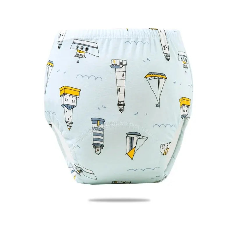 Baby land _1PC Baby Cotton Diaper Cloth Nappy Breathable Toilet Training Pant