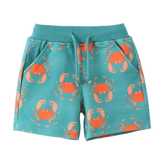 JOY _Jumping Meters 2-7T Summer Crab Boys Shorts