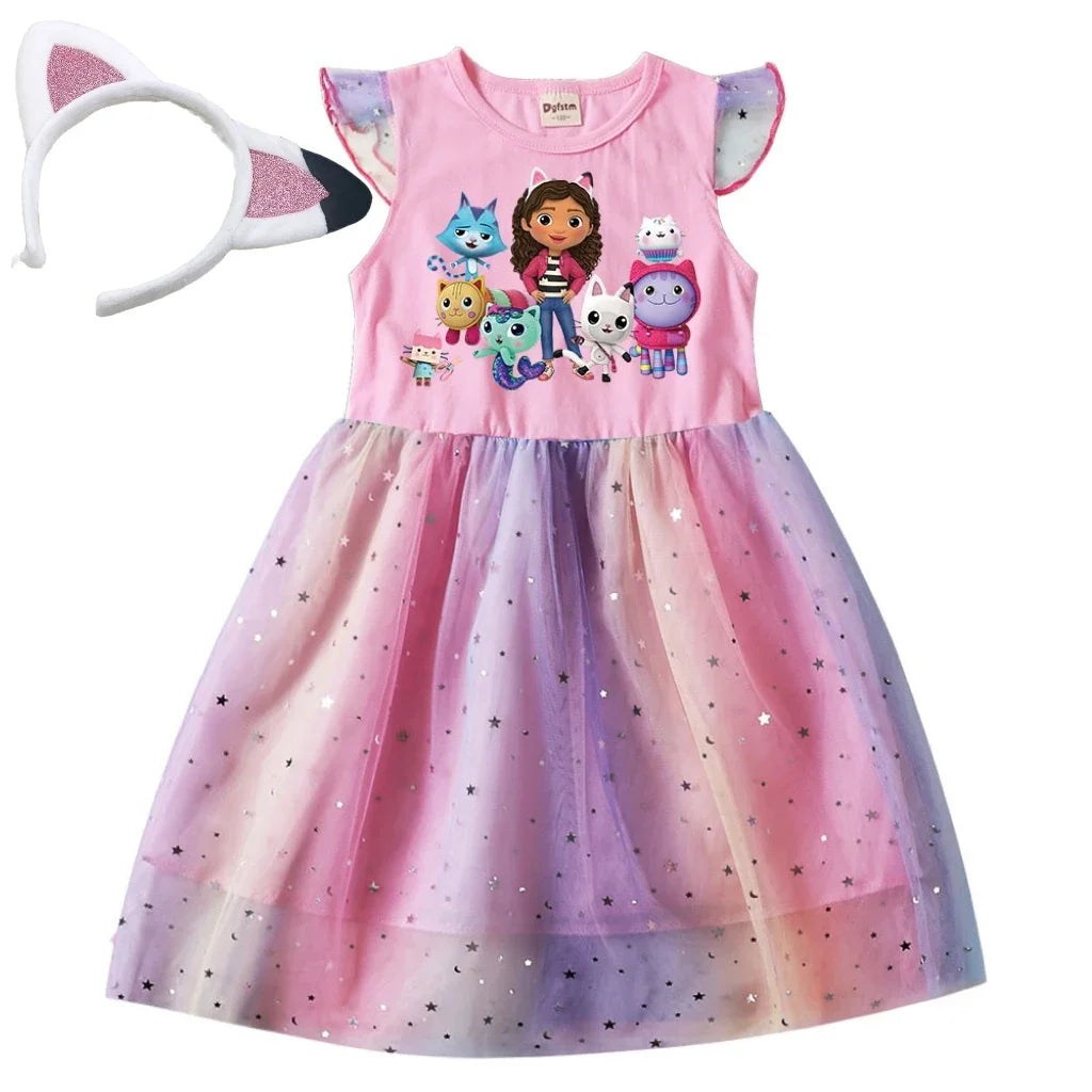 Cartoon Print Gift Dress