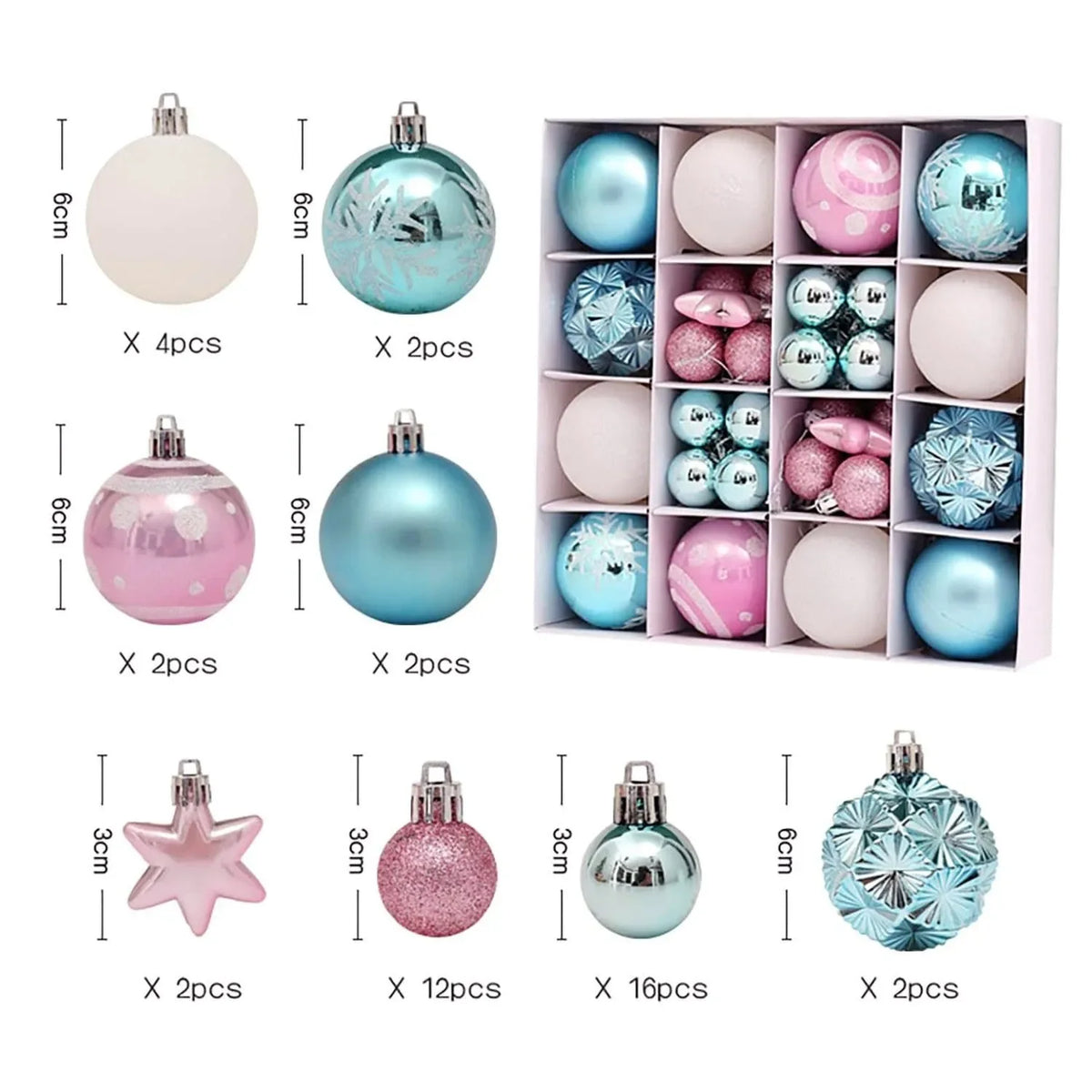 PVC Christmas Ball  Decoration set