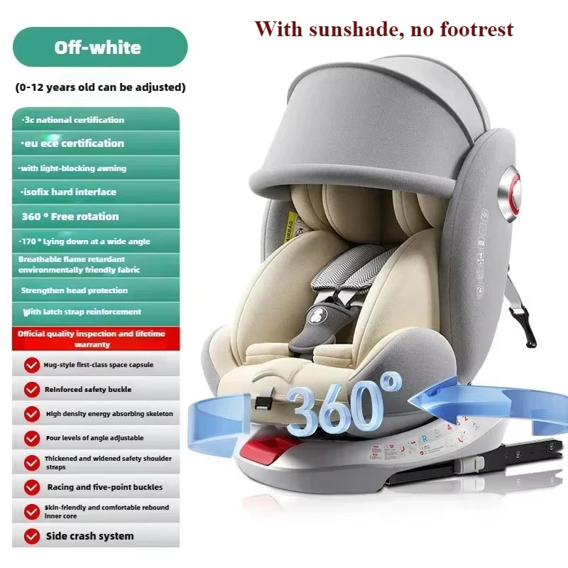 Bird _Universal 360° rotation Child Car Safety Seats