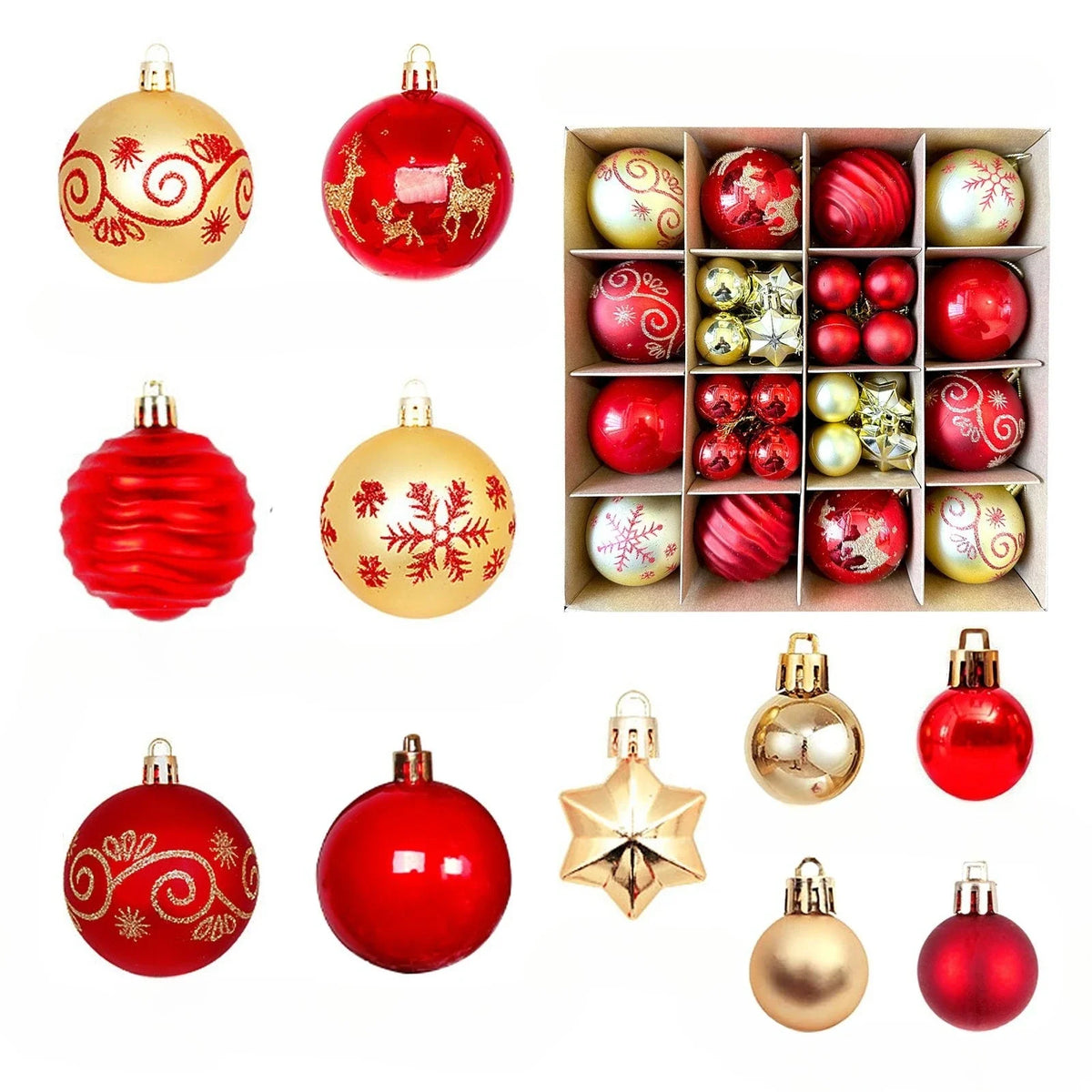 PVC Christmas Ball  Decoration set