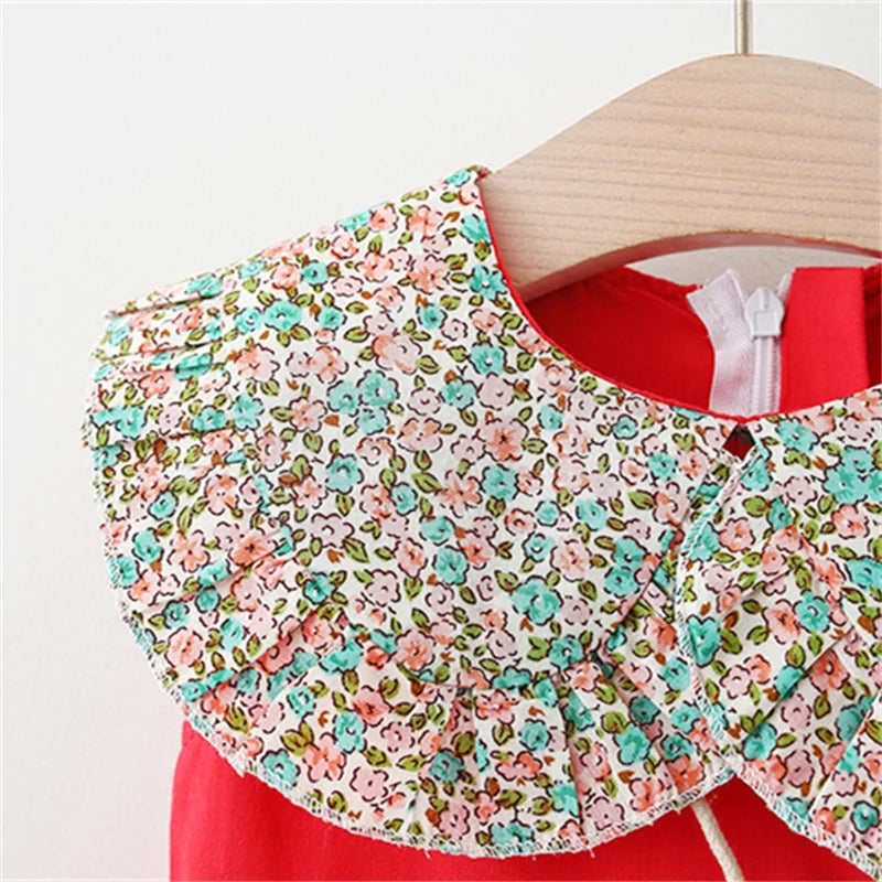 rabbit printed girly dress