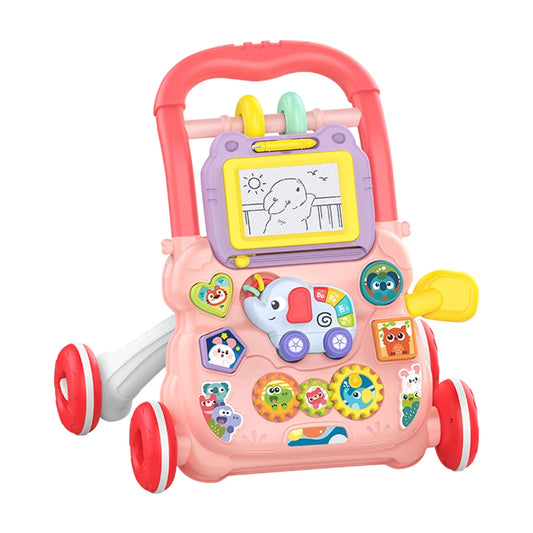 Baby  Push Walker with Music Drawing Board