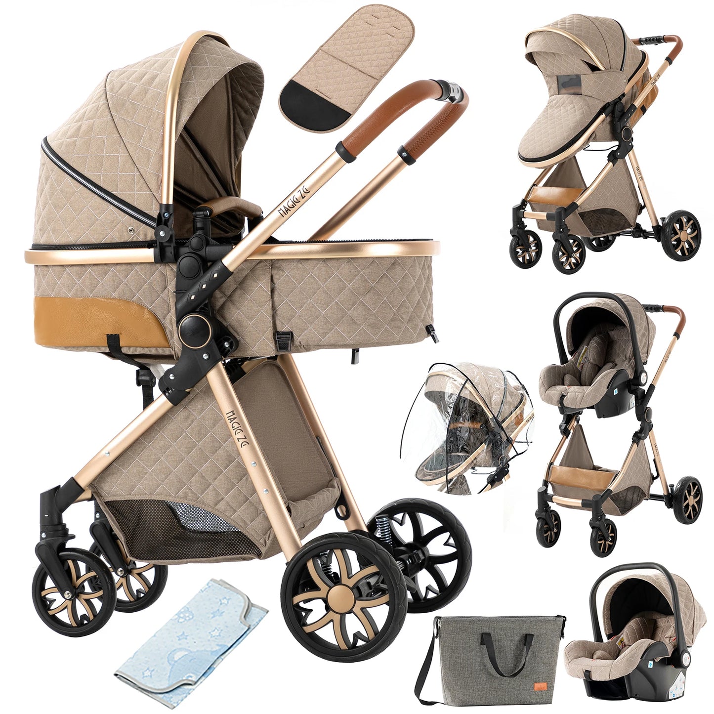 Bird_Baby Stroller Baby 3 in 1 Stroller