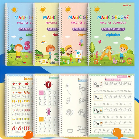 Montessori Pen Control Training Writing Sticker Learning Educational Toy Kids