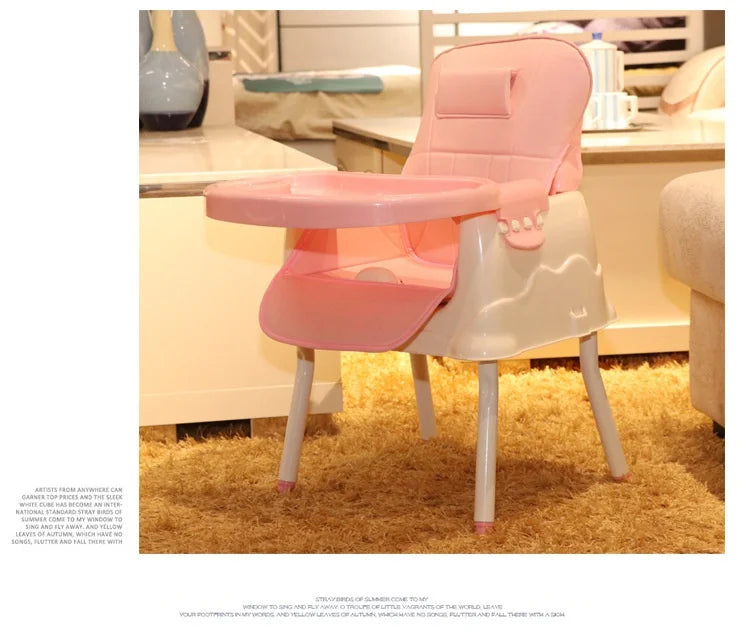 lovely kid_  Multifunctional High Quality Kids Dining Chair with Safety Belt from 1_3years