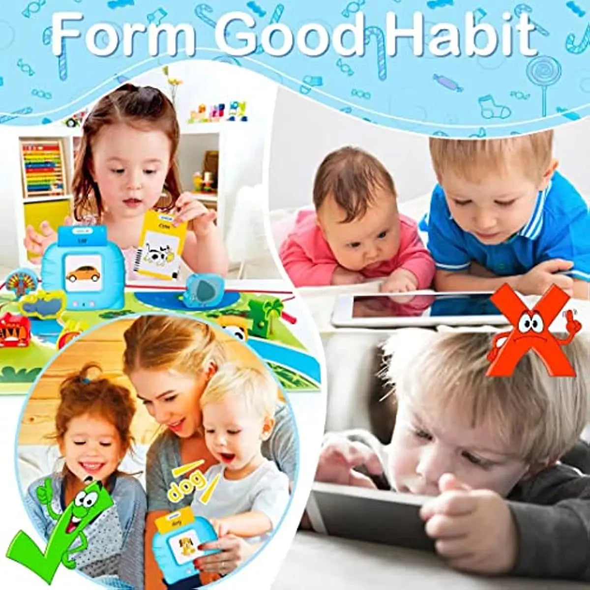 Talking Flash Cards Early Educational Toy