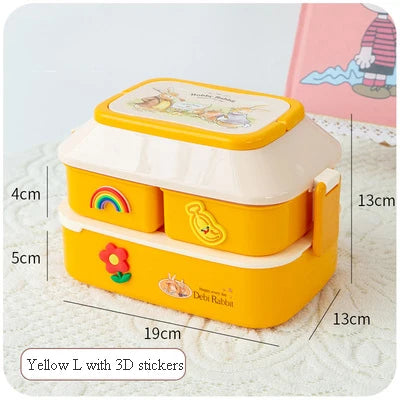 Joy_ Portable Lunch Box For Girls School Kids
