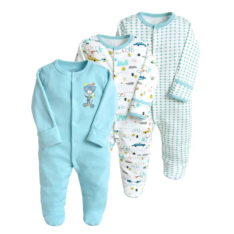 3 Soft Dreams Rompers