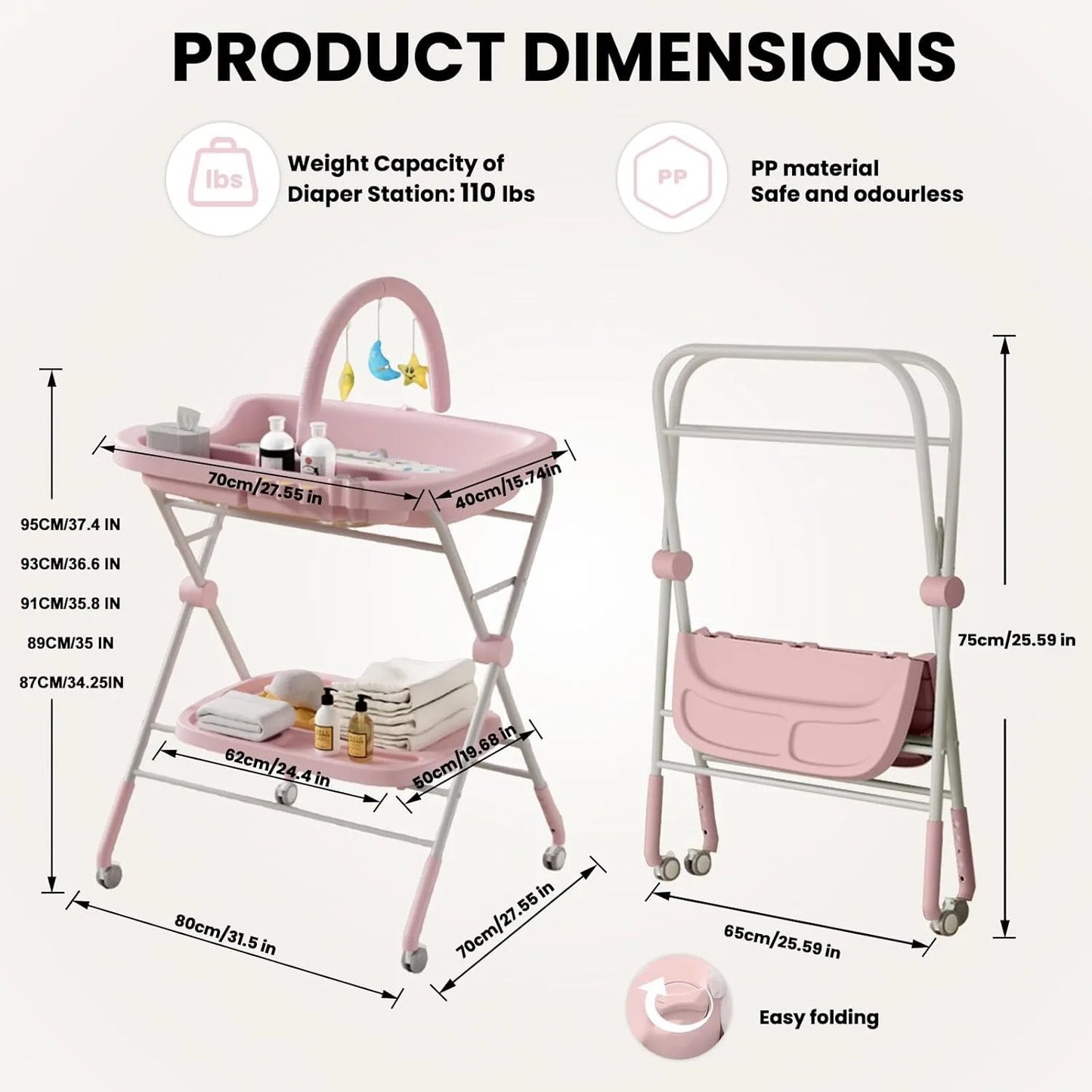 Joy _Baby Portable Diaper Changing Table