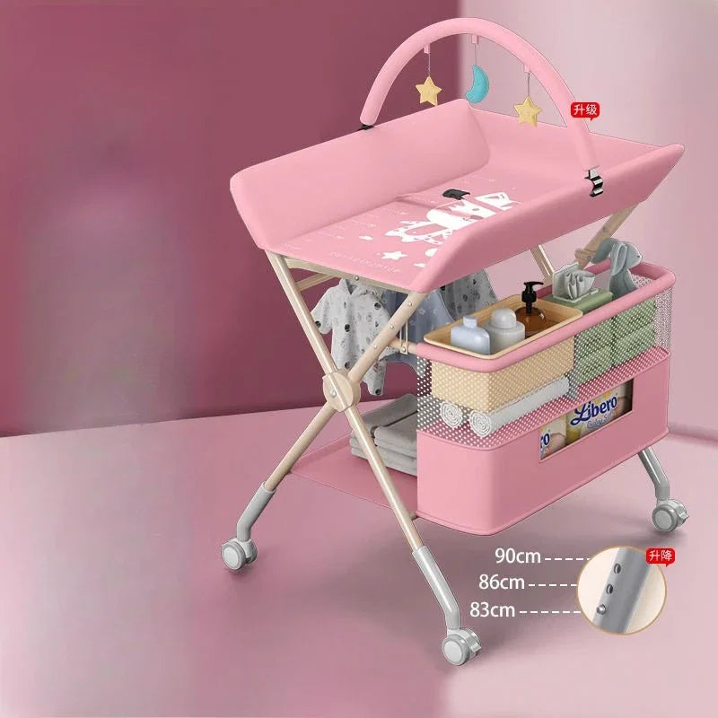 Bird _A Foldable Changing Table for Infants with Portable Operation Platform