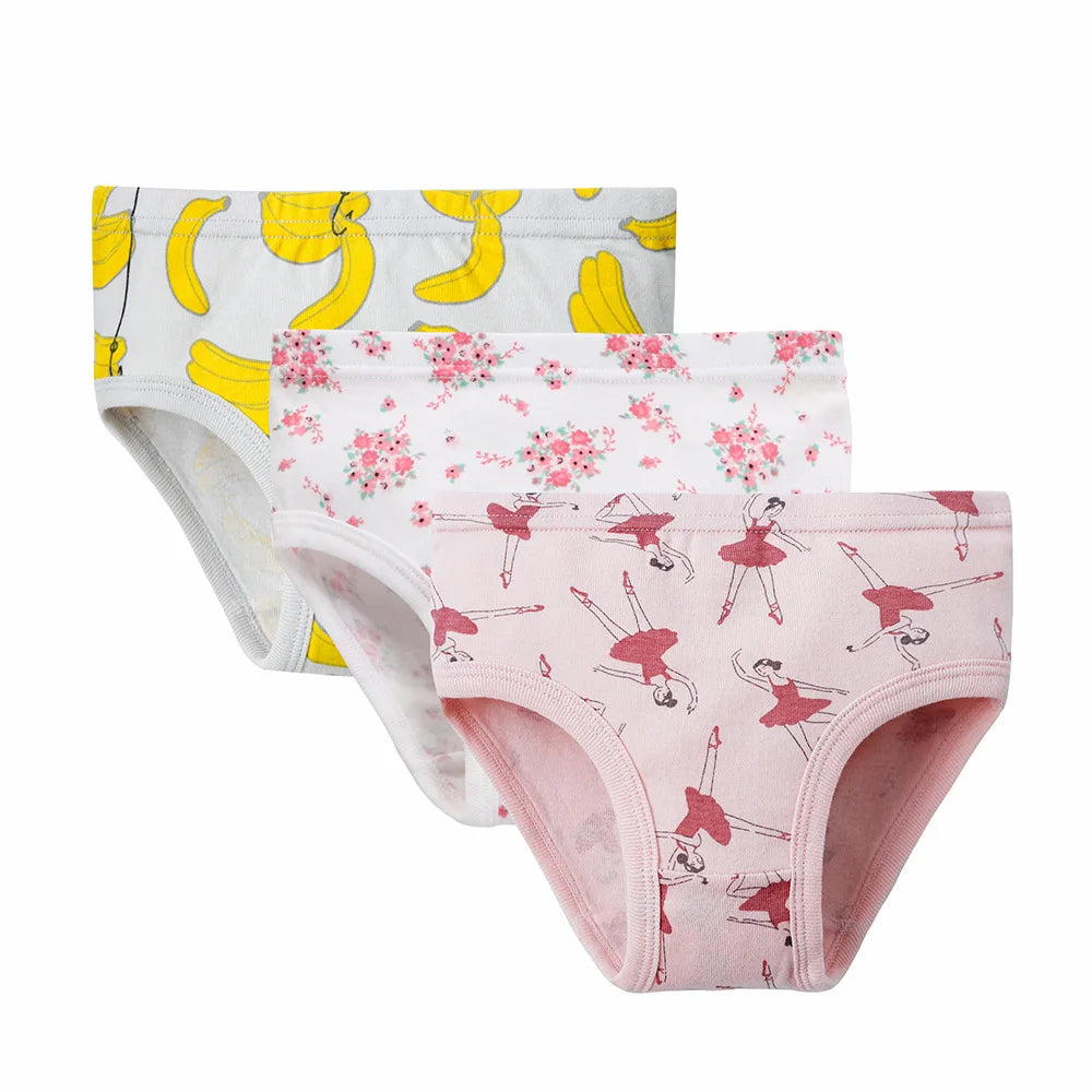 JOY_3pcs Per Pack Girls Panties Cotton  Kids Underwear