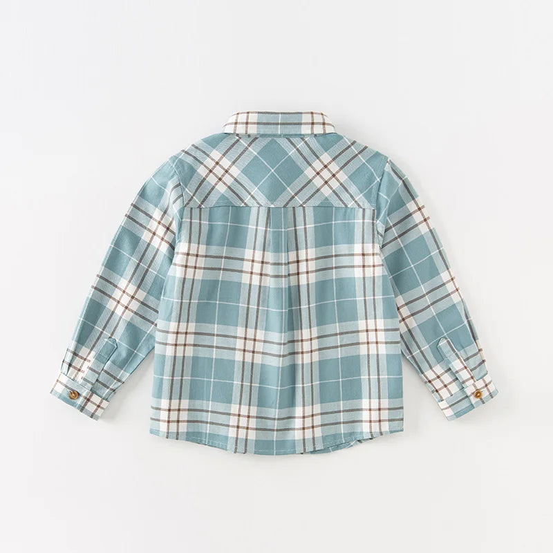 Bird_ Children's Shirt Autumn Boys' Baby Pure Cotton