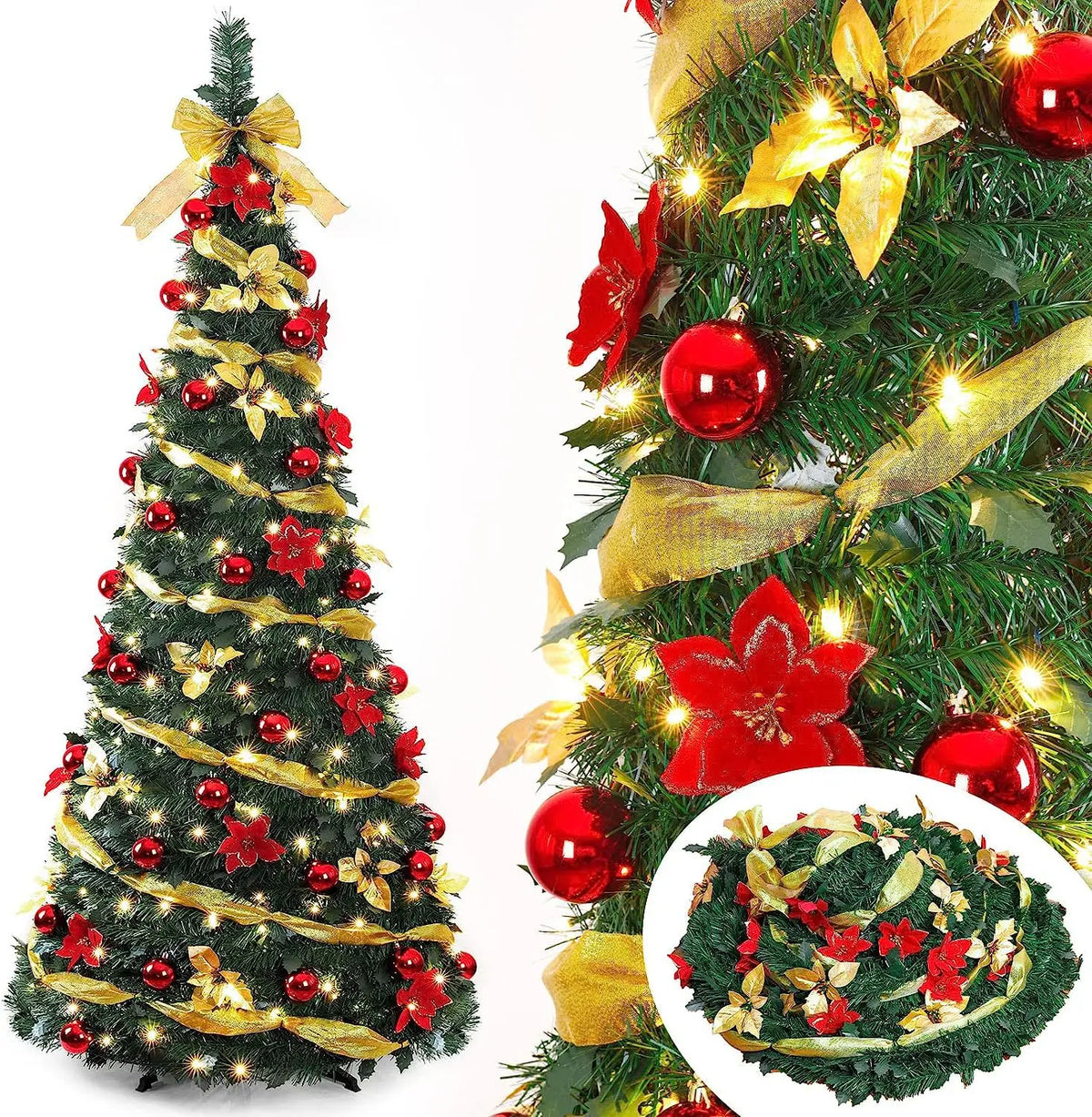 120cm Pop-up Christmas Tree foldable Christmas tree