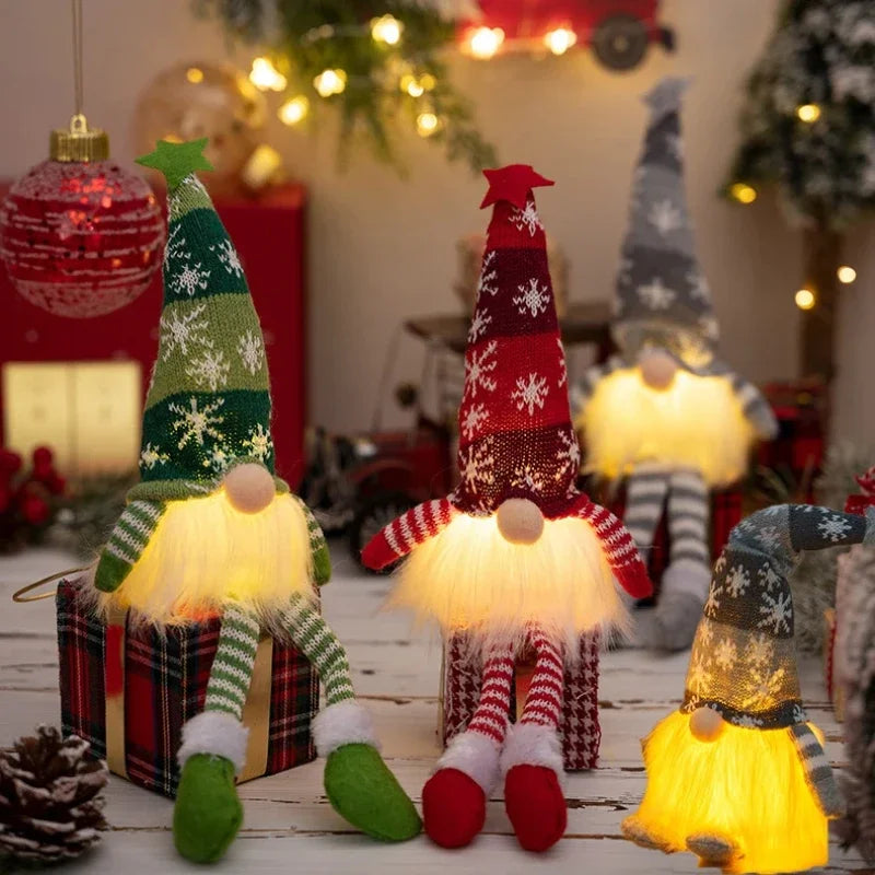 Christmas Faceless Doll Gnome Ornaments