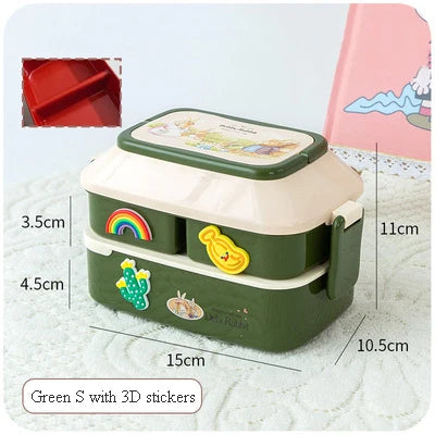 Joy_ Portable Lunch Box For Girls School Kids