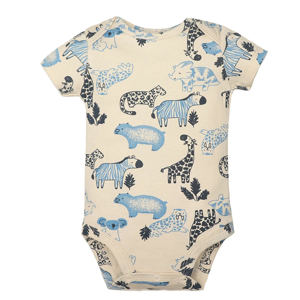 5PCS/Lot Baby Boys& Girls Bodysuits 100% Cotton