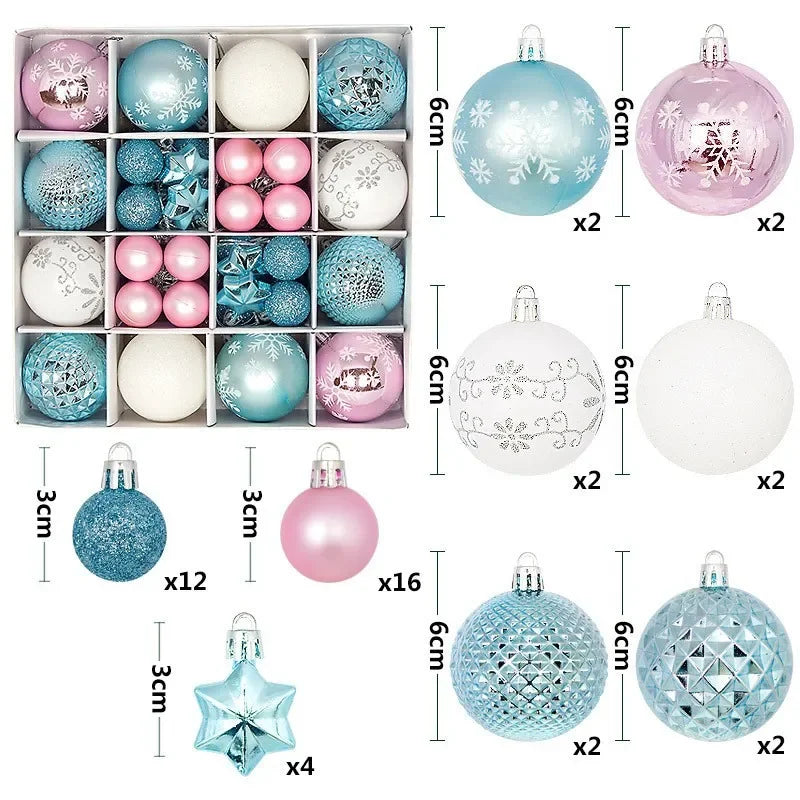 PVC Christmas Ball  Decoration set