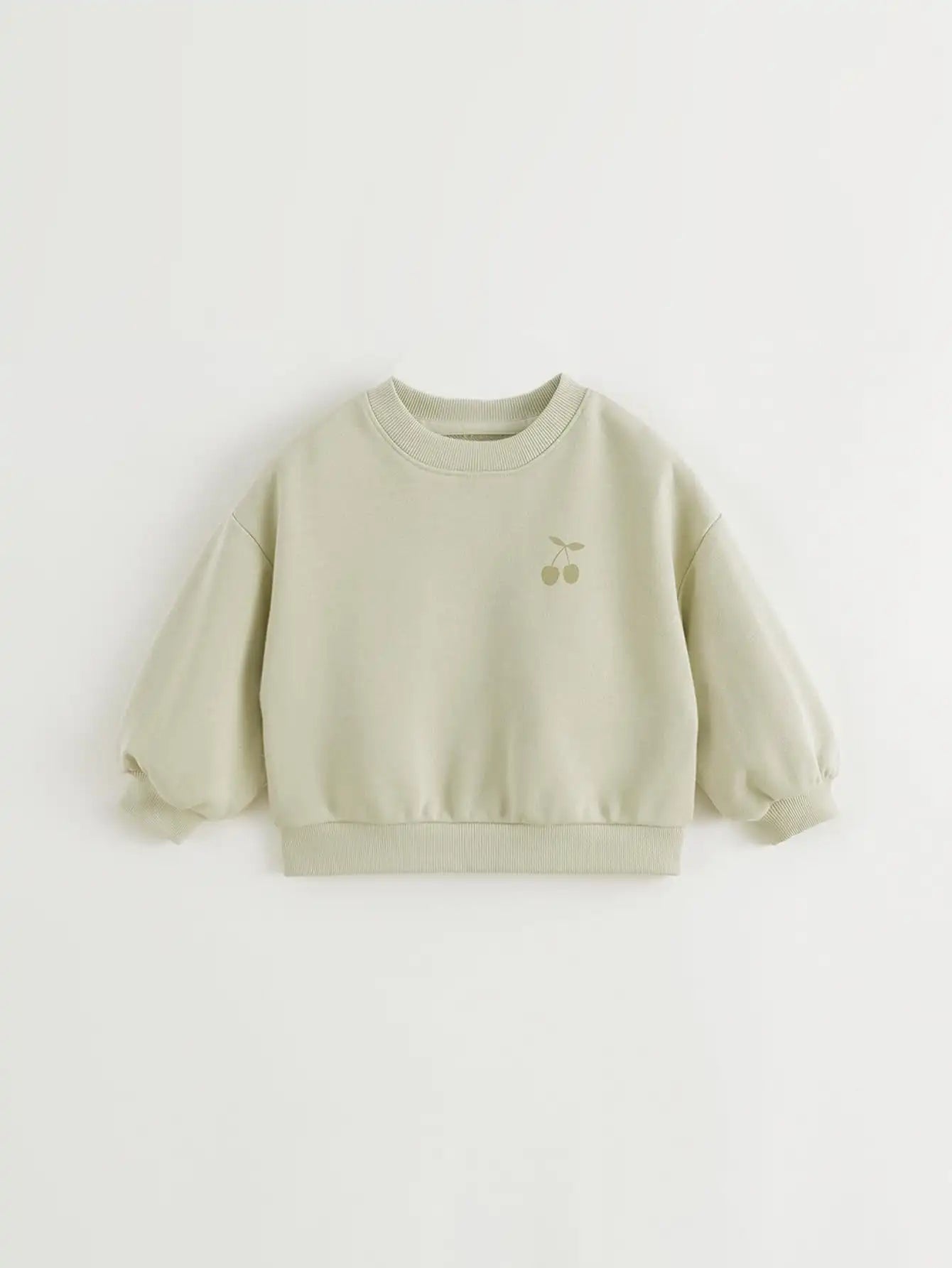 MARY_Girls French Crew Neck Loose Sweatshirt