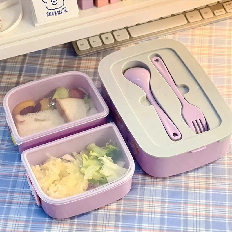 Joy_ Portable Lunch Box For Girls School Kids
