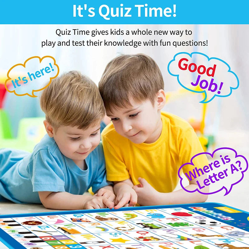 Electronic English Alphabet Wall Chart Talking ABC Letters 123s