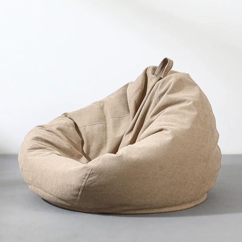 Bird _Household simple cotton and linen pure color casual relaxing bean bag sofa