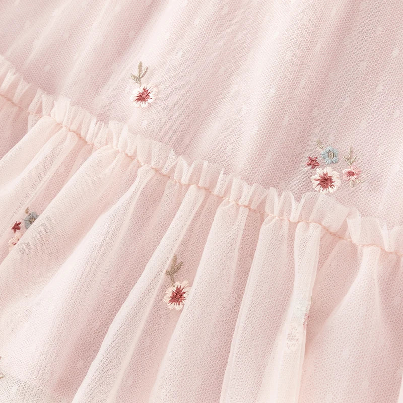 Mesh Floral Princess Dress