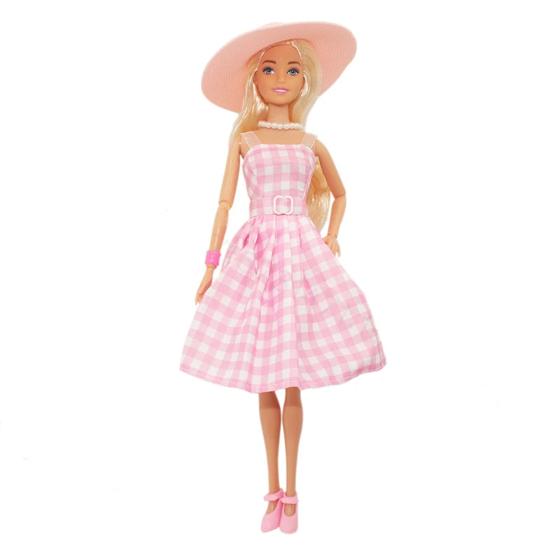 Barbei _New 30cm Height Female/ Male Doll with Clothes Suit Dress Up Toys for Children