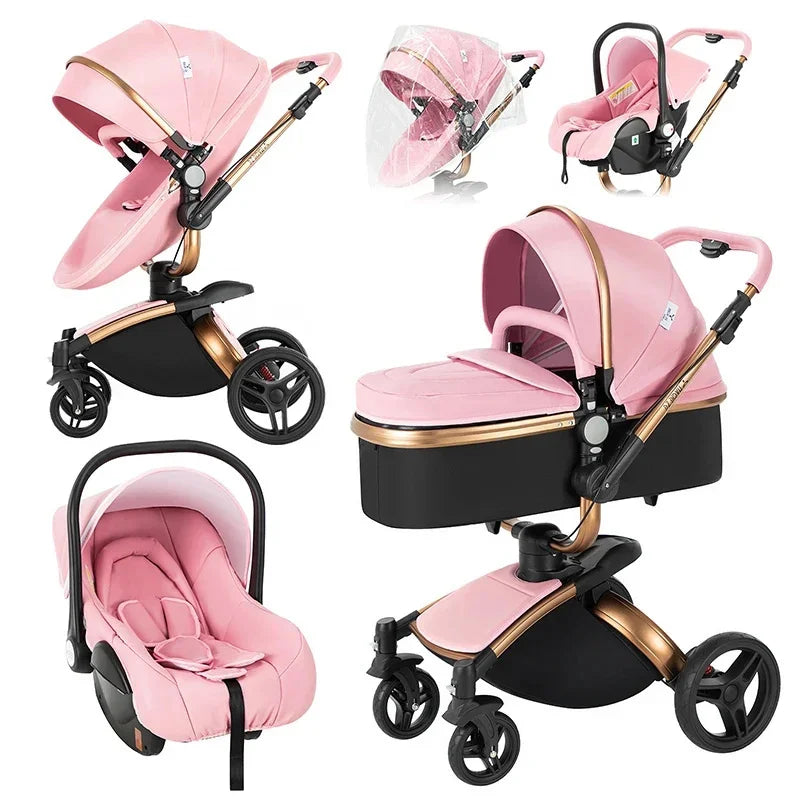 Joy _Stroller 3 in 1 Prams Baby Stroller
