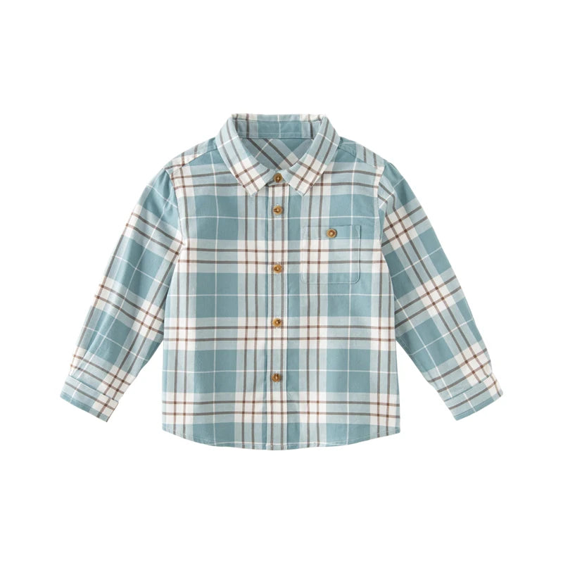 Bird_ Children's Shirt Autumn Boys' Baby Pure Cotton